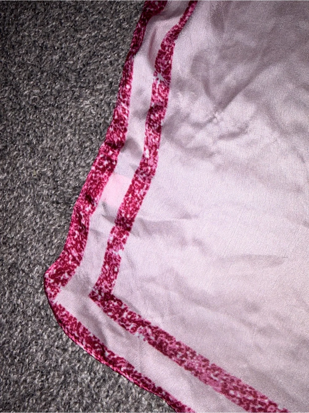 Juicy Couture Pink Glitter Logo Scarf with Gold Crown